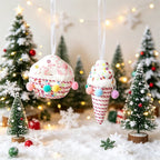 Christmas Hanging Ornaments - Candy Shaped Decorations