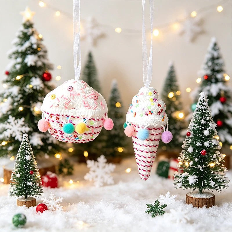 Christmas Hanging Ornaments - Candy Shaped Decorations