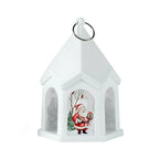 Christmas Lantern Night Light - Miniature House Ornament with LED