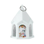 Christmas Lantern Night Light - Miniature House Ornament with LED