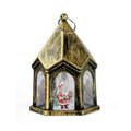 Christmas Lantern Night Light - Miniature House Ornament with LED