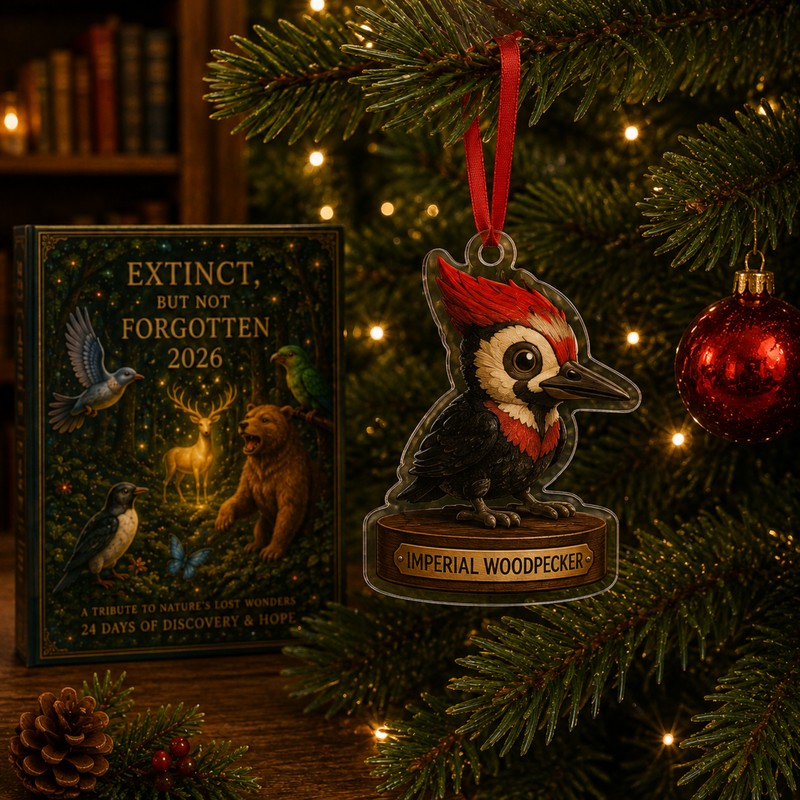 Christmas Lights Advent Calendar - Animal-Themed Ornaments