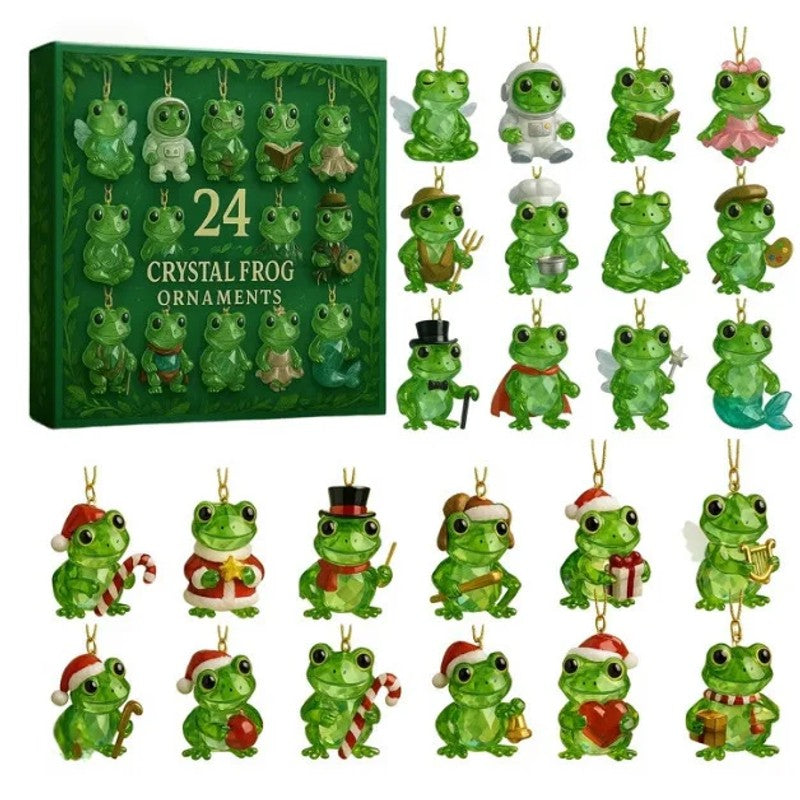 Christmas Lights - Blind Box Advent Calendar with Collectible Animal-Themed Pendants