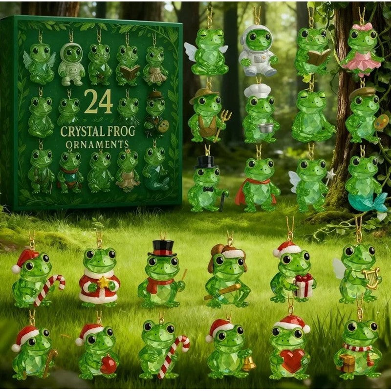 Christmas Lights - Blind Box Advent Calendar with Collectible Animal-Themed Pendants