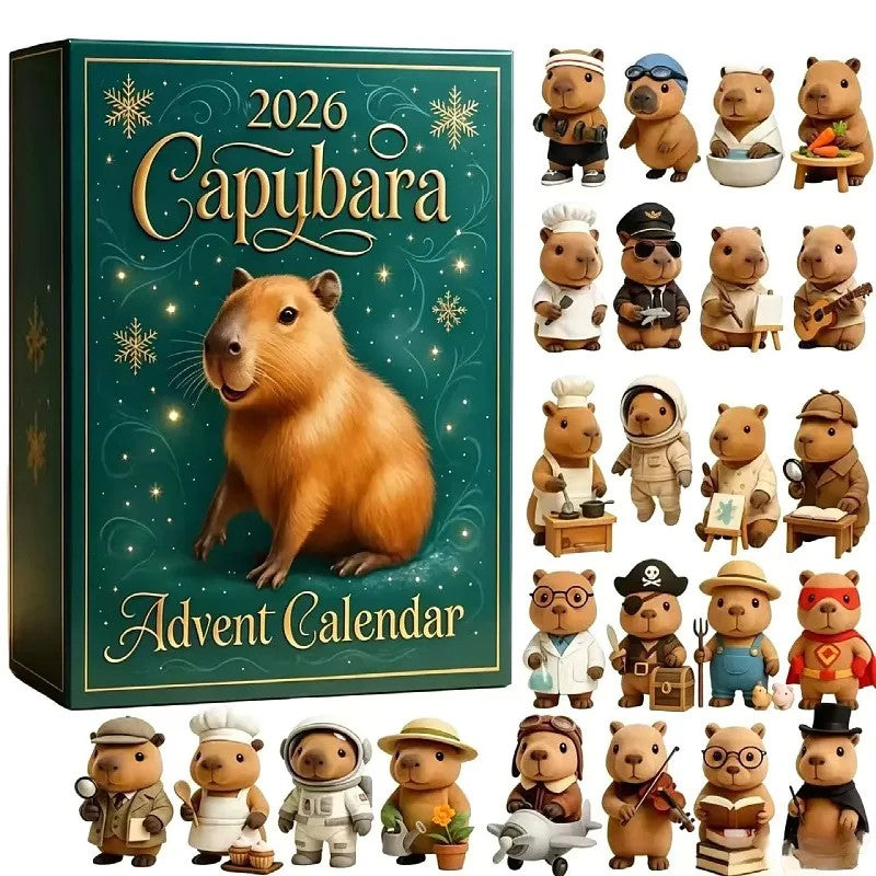 Christmas Lights - Blind Box Advent Calendar with Collectible Animal-Themed Pendants