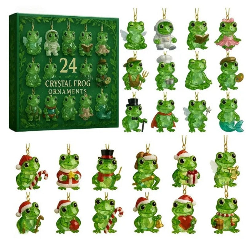 Christmas Lights - Blind Box Advent Calendar with Collectible Animal-Themed Pendants