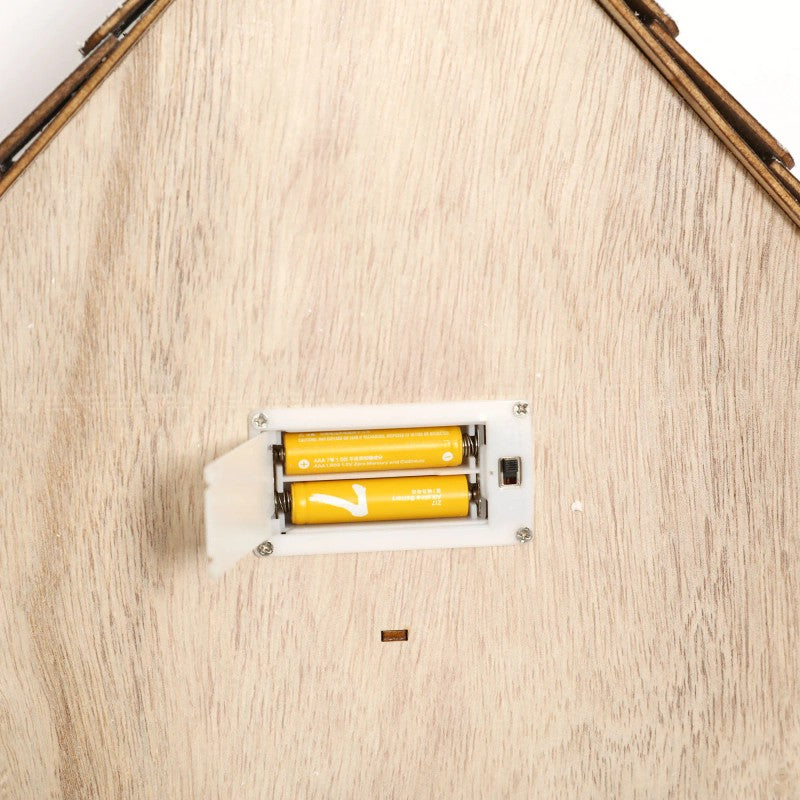 Christmas Lights House-Shaped Advent Calendar with 24 Drawers