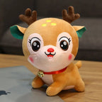 Christmas Plush Stuffed Toy - Santa Claus and Reindeer