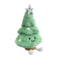 Christmas Tree Plush Toy - Tiered Cone Shape with Star Topper