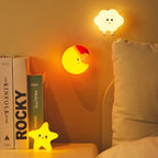 Cloud-Shaped LED Wall Lamp with Smiley Face