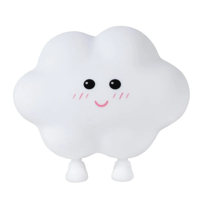 Cloud-Shaped LED Wall Lamp with Smiley Face