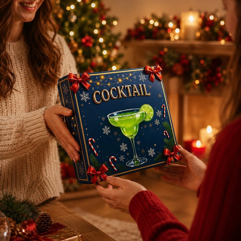 Cocktail Advent Calendar 2026 - 24 Hanging Ornaments