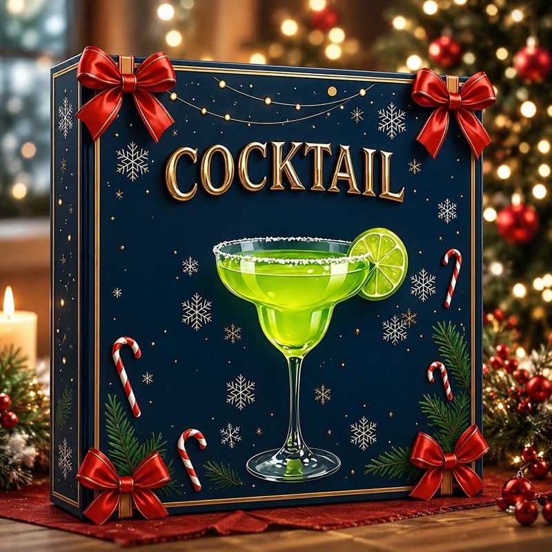Cocktail Advent Calendar 2026 - 24 Hanging Ornaments