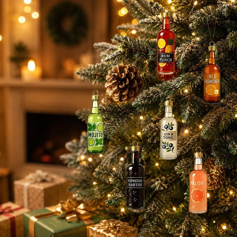 Cocktail Advent Calendar 2026 - 24 Hanging Ornaments
