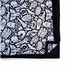Colour-your-own Blanket Kit - Black and White Pattern with Fabric Markers