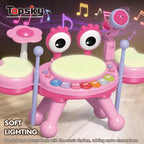 Crab Jazz Drum Toy Set - Pink
