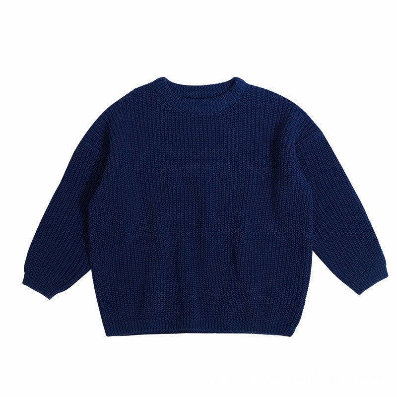 Custom Embroidered Baby Sweater - Ribbed Knit Long Sleeve