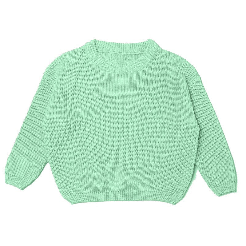 Custom Embroidered Baby Sweater - Ribbed Knit Long Sleeve
