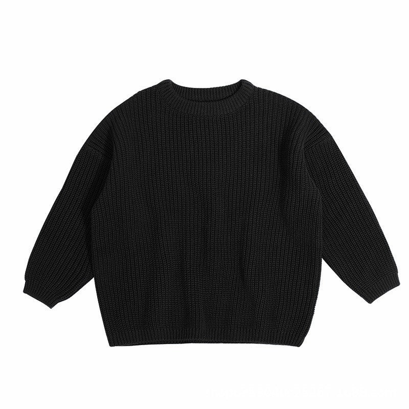 Custom Embroidered Baby Sweater - Ribbed Knit Long Sleeve
