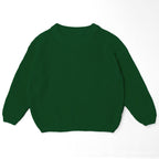 Custom Embroidered Name Knit Sweater for Babies and Toddlers - Ribbed Collar and Cuffs