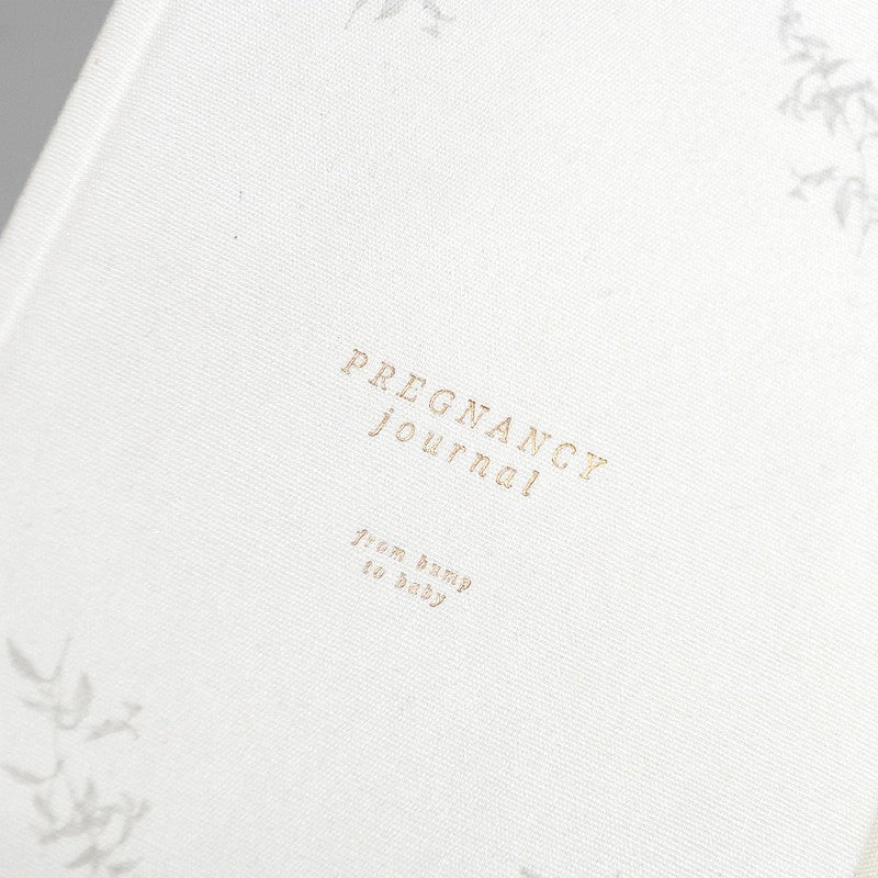 Custom Hardcover Pregnancy Journal - Botanical Illustrations