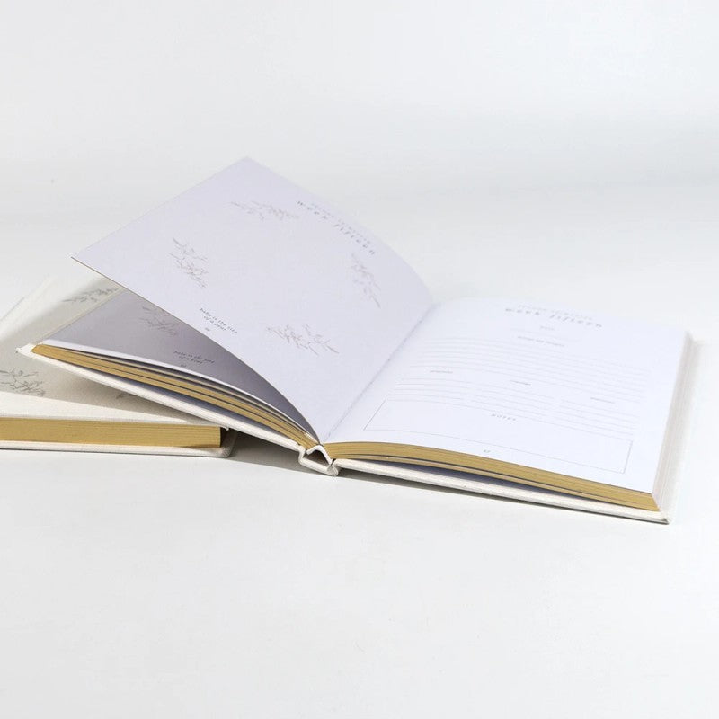 Custom Hardcover Pregnancy Journal - Botanical Illustrations