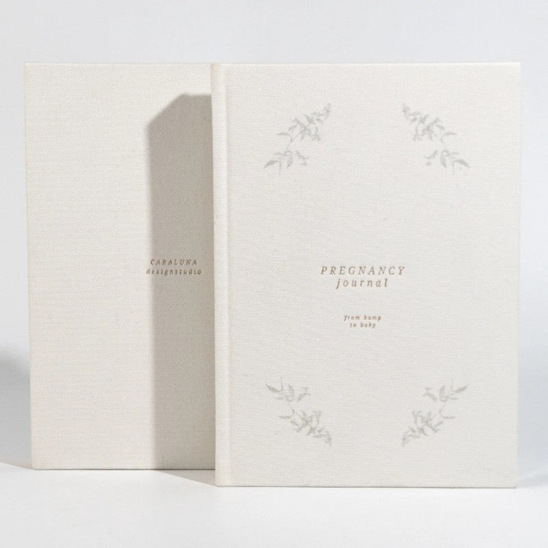 Custom Hardcover Pregnancy Journal - Botanical Illustrations