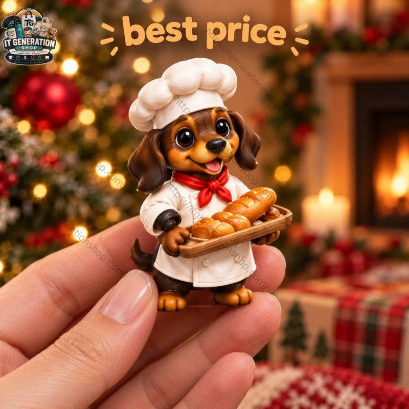 Dachshund Advent Calendar - 24 Miniature Figurines in Character Costumes