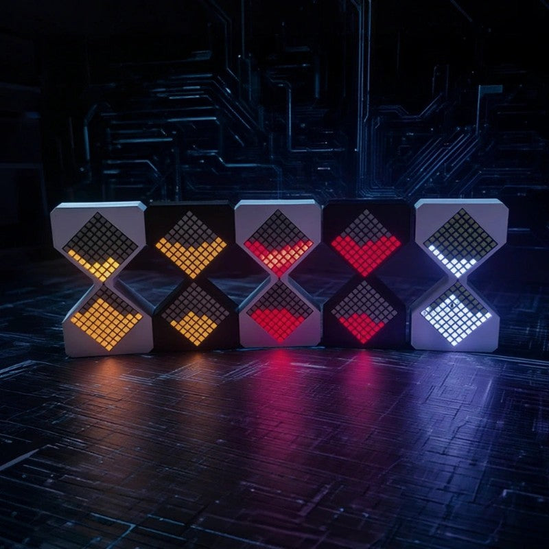 Decorative LED Ambient Light - Hourglass-Shaped Countdown Timer