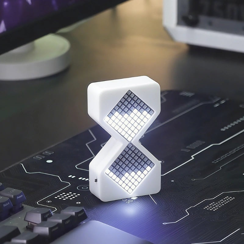 Decorative LED Ambient Light - Hourglass-Shaped Countdown Timer