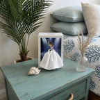 Decorative Tissue Box with Built-In Ambient Light - Fashion-Inspired Art Insert