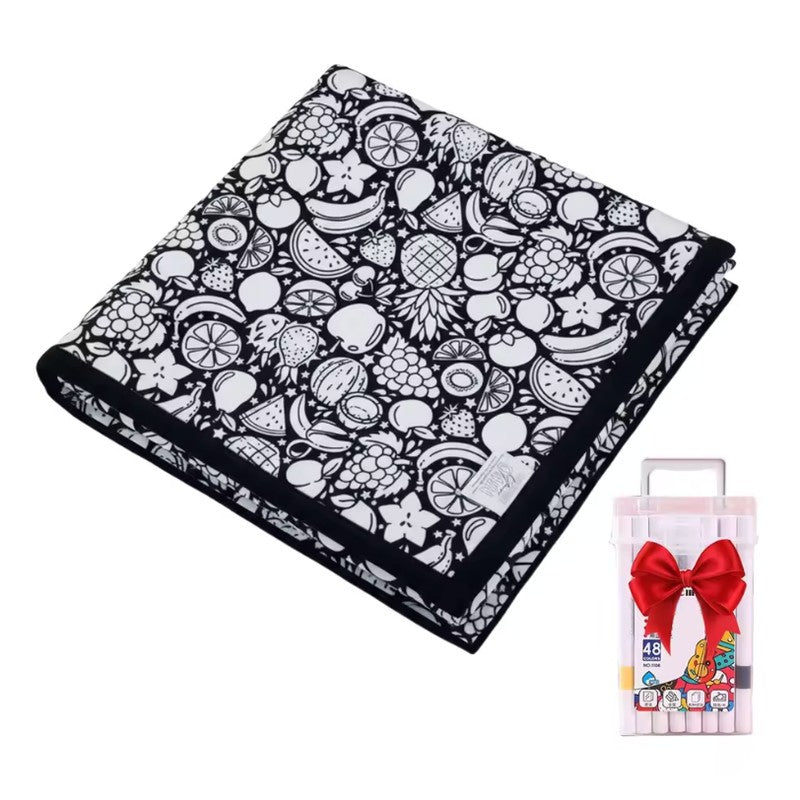 Diamond Painting - DIY Colouring Blanket with Pre-Printed Pattern