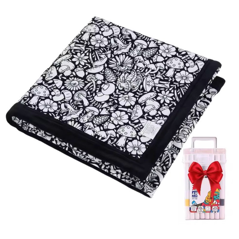 Diamond Painting - DIY Colouring Blanket with Pre-Printed Pattern