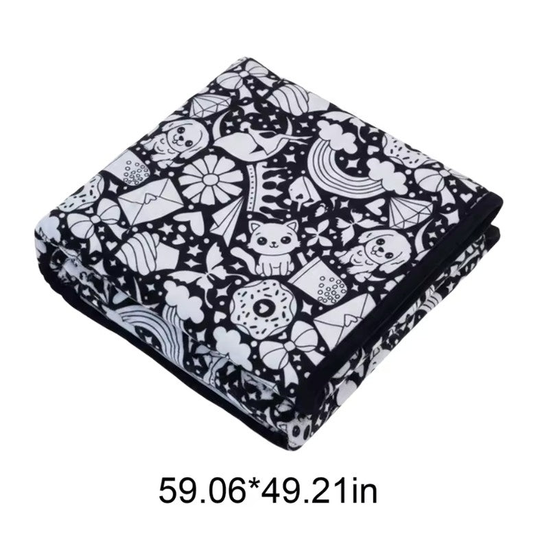 Diamond Painting - DIY Colouring Blanket with Pre-Printed Pattern