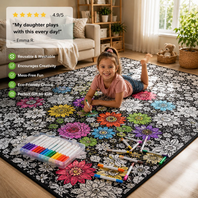 Diamond Painting - DIY Colouring Blanket with Pre-Printed Pattern