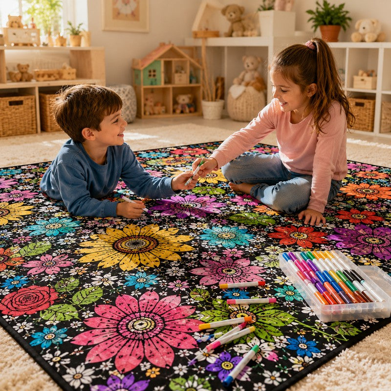 Diamond Painting - DIY Colouring Blanket with Pre-Printed Pattern