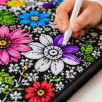 Diamond Painting - DIY Colouring Blanket with Pre-Printed Pattern