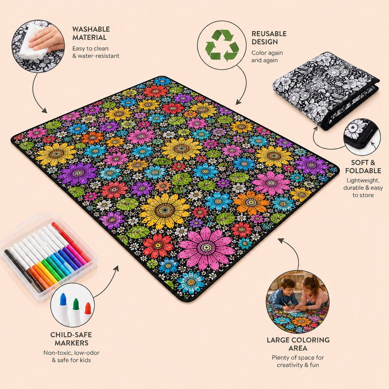 Diamond Painting - DIY Colouring Blanket with Pre-Printed Pattern