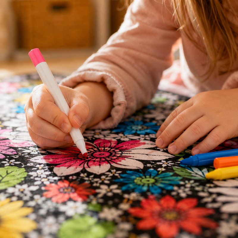 Diamond Painting - DIY Colouring Blanket with Pre-Printed Pattern