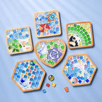 Diamond Painting Kit - Colorful Mosaic Coaster Set