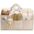 Diaper Bag Organizer - Open-Top Caddy Tote with Side Pockets