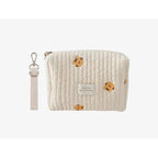 Diaper Bag with Embroidered Animal Motifs