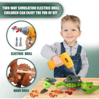 Dinosaur Toy Set - Buildable Tyrannosaurus Rex, Triceratops, Velociraptor