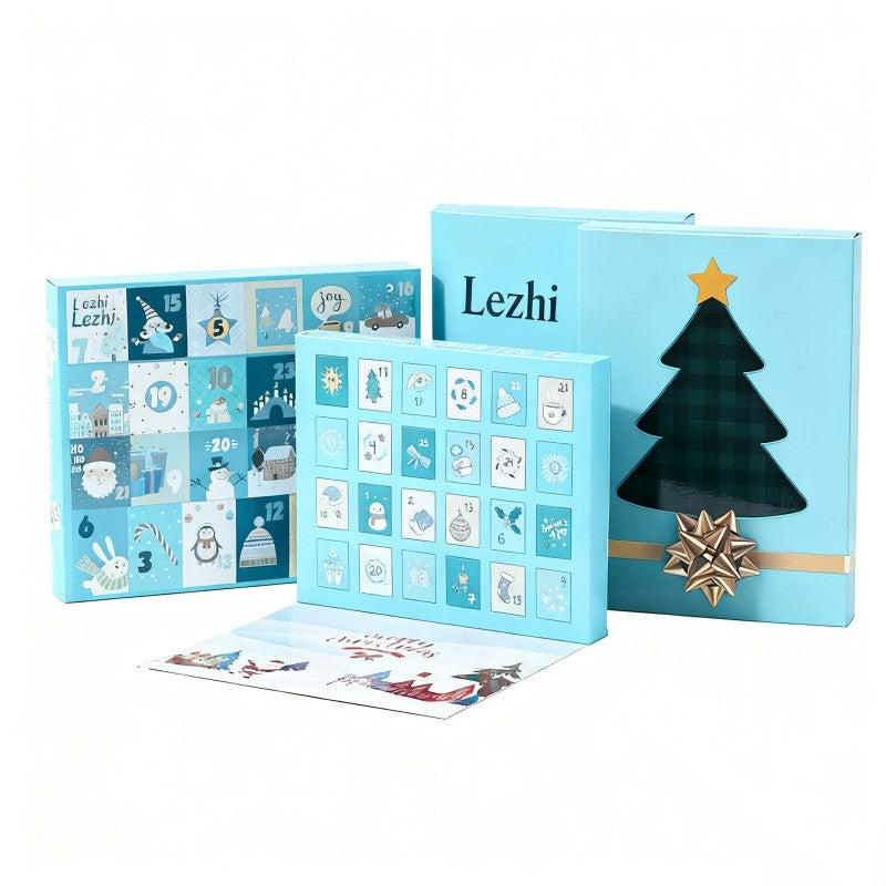 DIY Advent Calendar Gift Set - 24-Compartment Christmas Box
