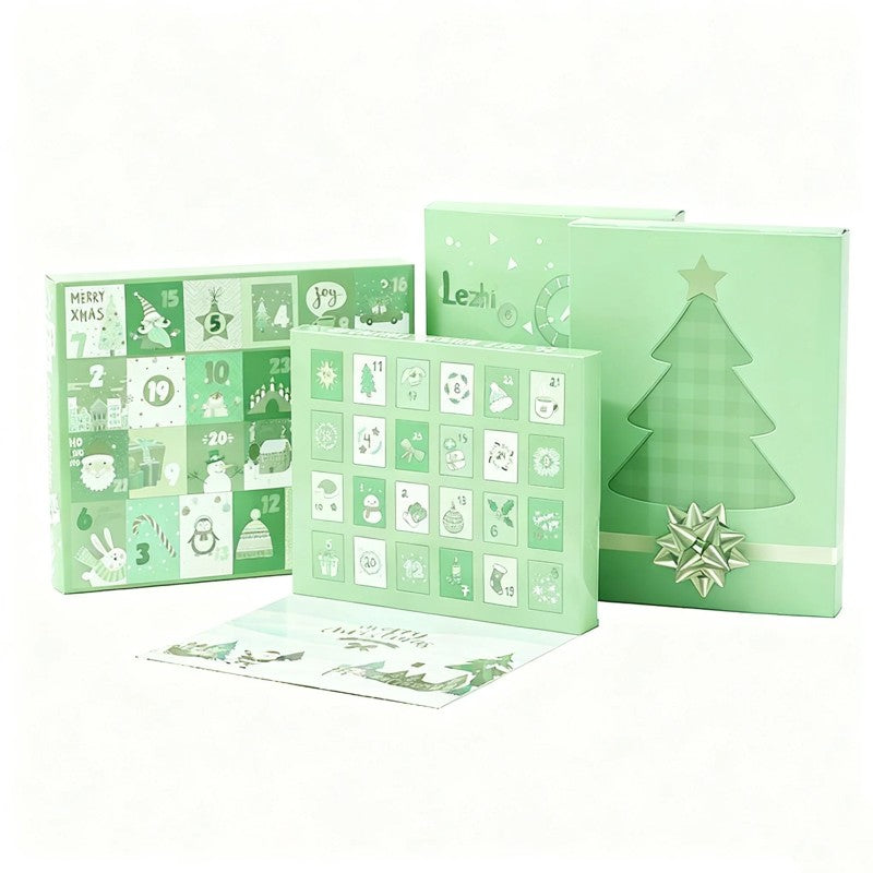 DIY Advent Calendar Gift Set - 24-Compartment Christmas Box