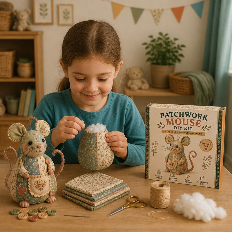 DIY Animal Sewing Kit - Fabric Ornament Craft Set