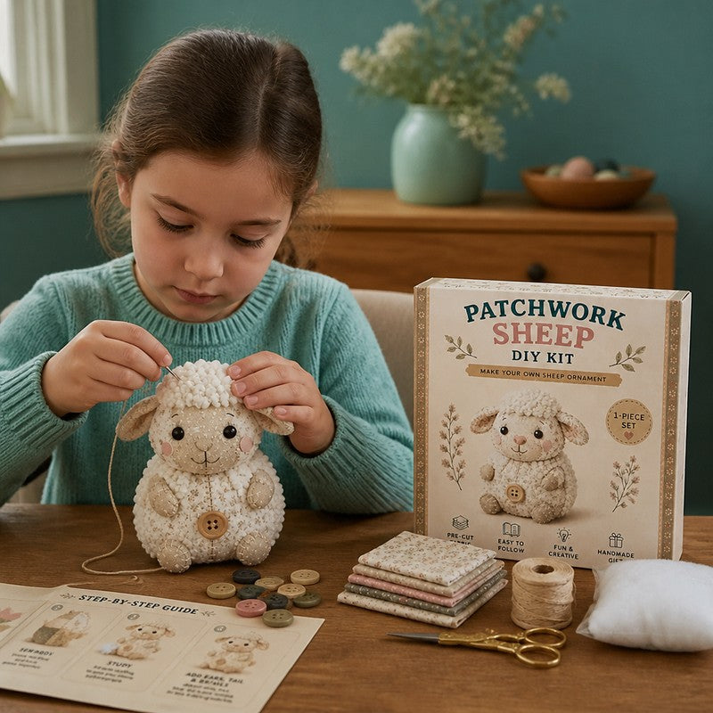DIY Animal Sewing Kit - Fabric Ornament Craft Set