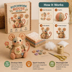 DIY Animal Sewing Kit - Fabric Ornament Craft Set