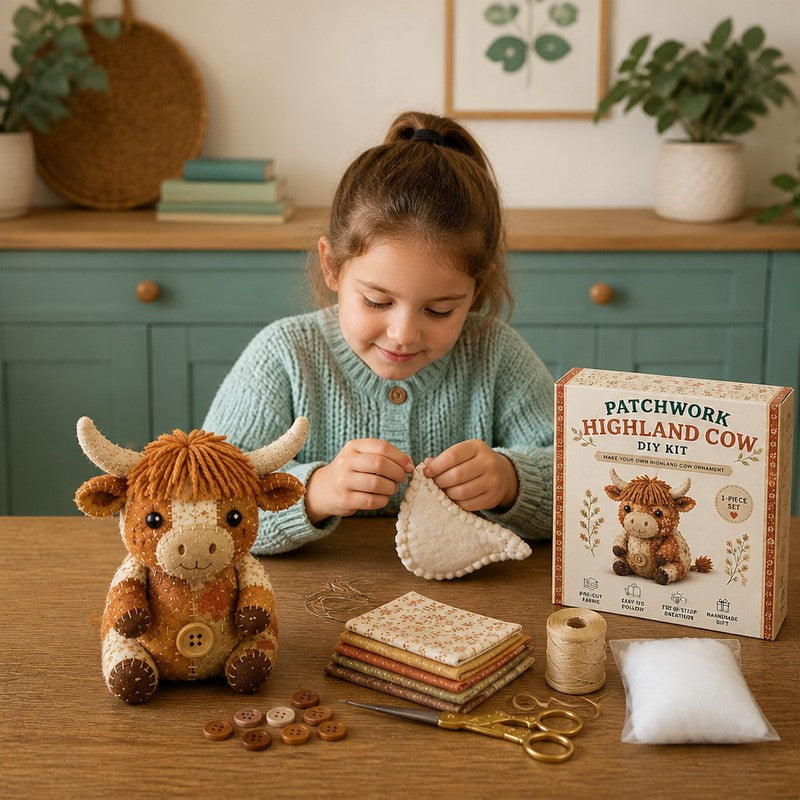 DIY Animal Sewing Kit - Fabric Ornament Craft Set