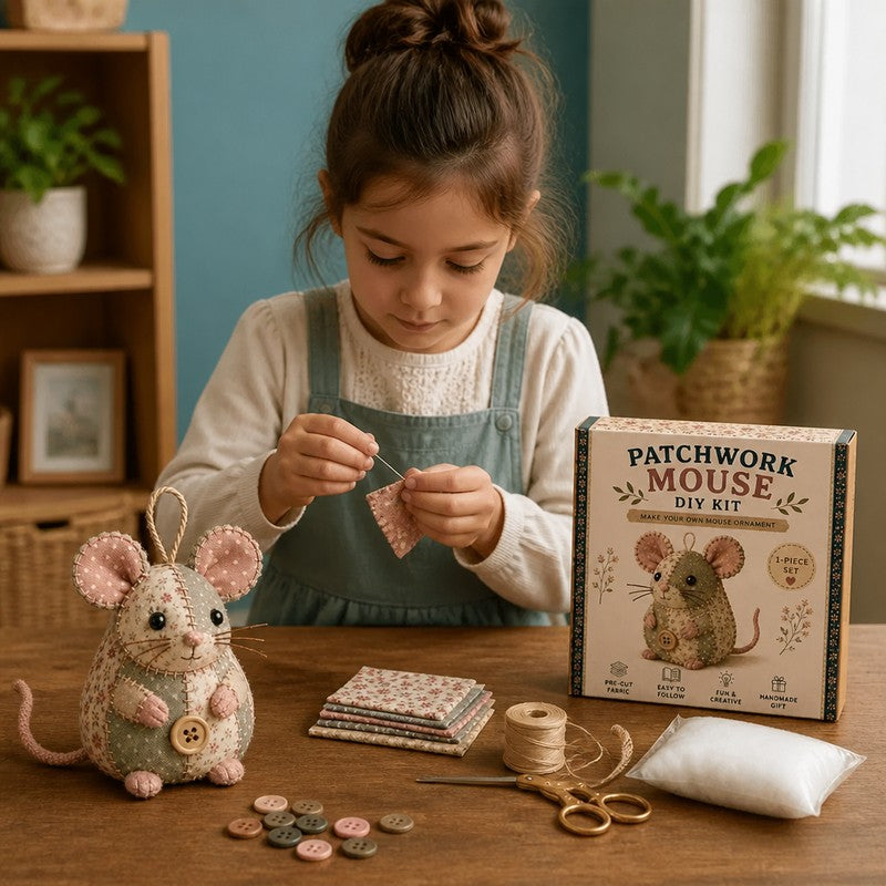 DIY Animal Sewing Kit - Fabric Ornament Craft Set
